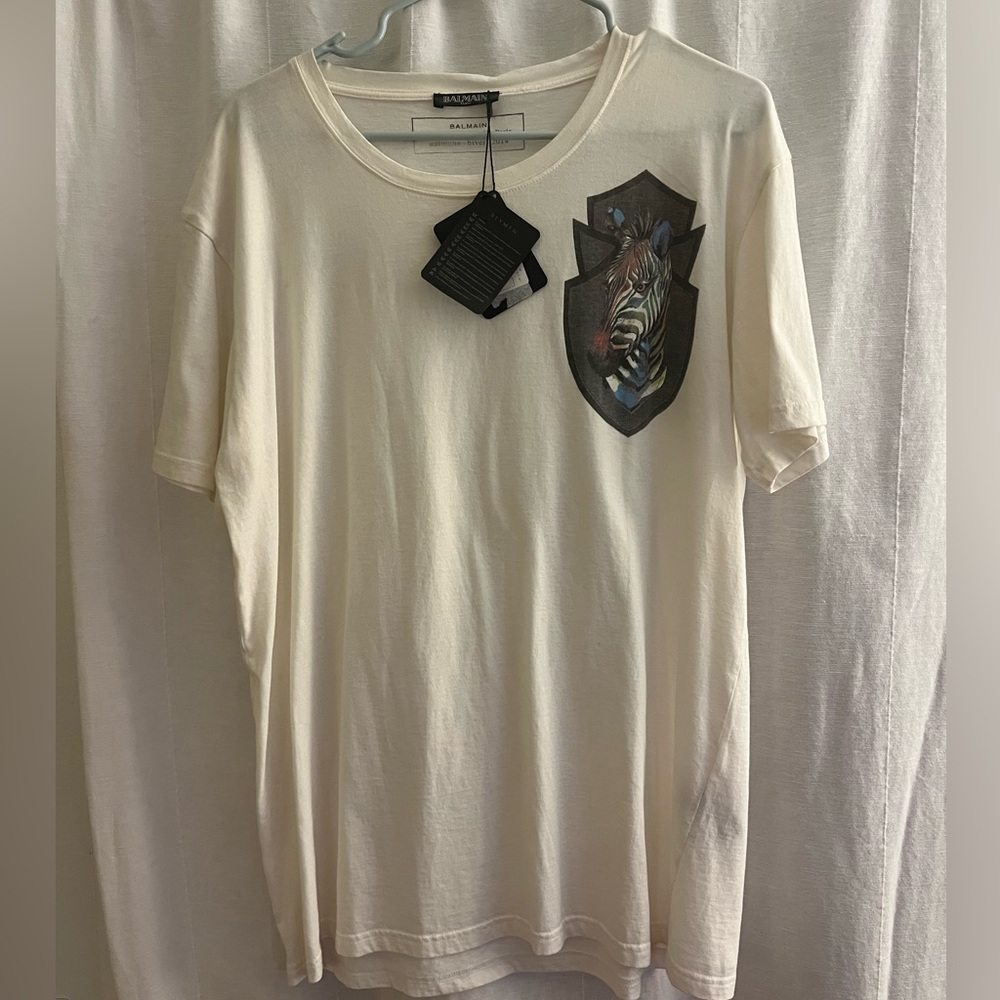 NWT Balmain T-shirt Paris automne - hiver 2014
